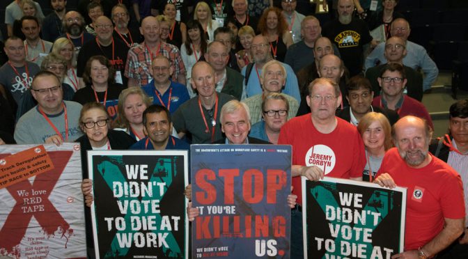 Hard Labour: Shadow chancellor John McDonnell to act on workplace health and safety