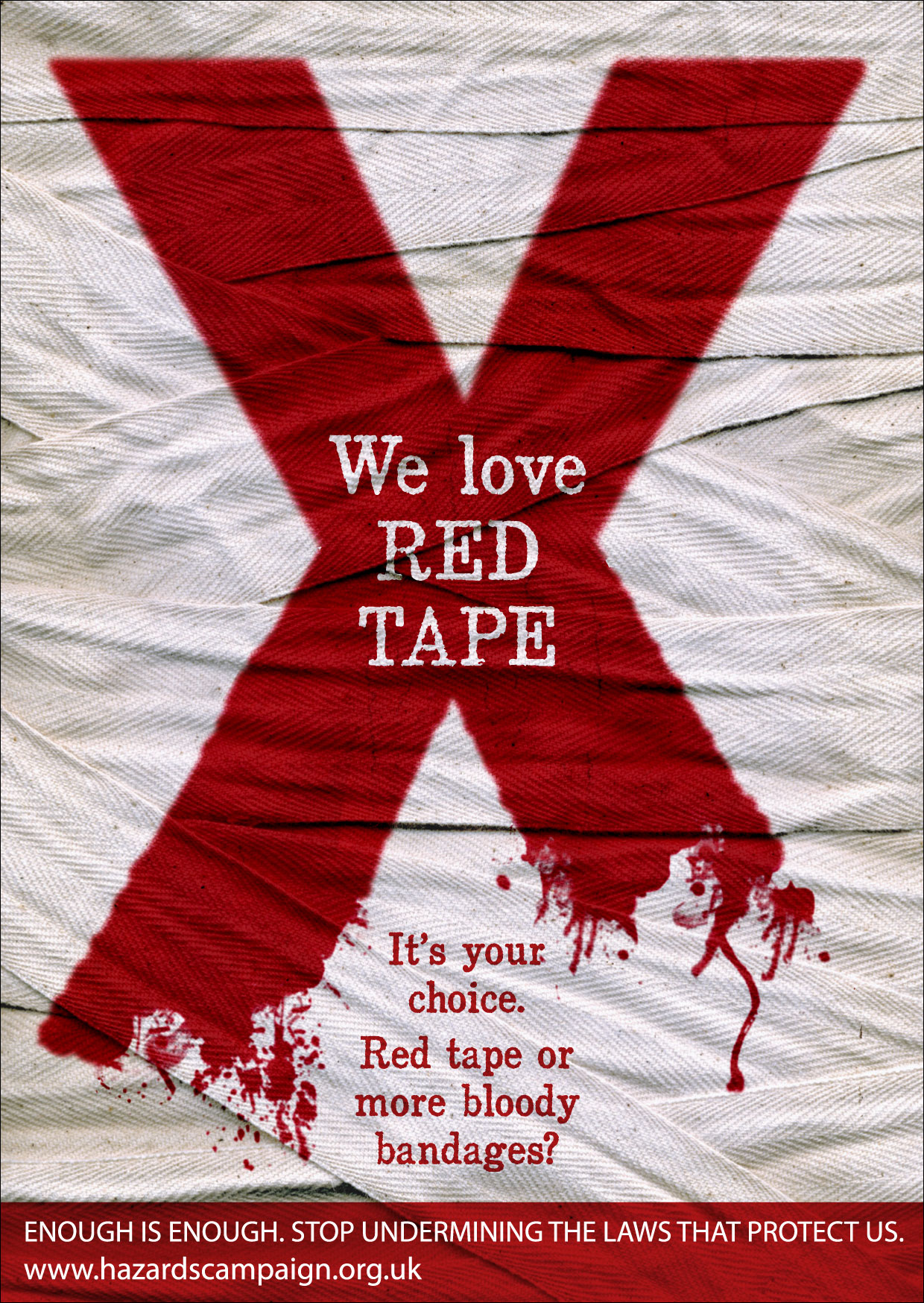 Many tapes. Red Tape idiom. Safe Sane. Safety Manifest. Safety Manifest of heads